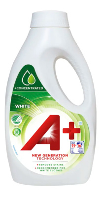 A + liquid detergent 880ml White