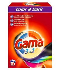 Gama washing powder colored and dark 1.08 kg