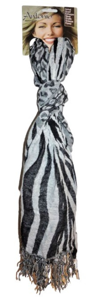 Wool scarf, Animal pattern