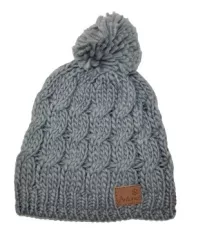 Women Beanie with tassel multicolor, one size