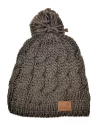 Women Beanie with tassel multicolor, one size