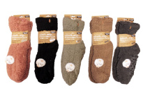 Warm women's socks multicolor 1 pair One size
