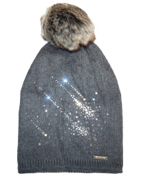 Women's beanie with rhinestones_multicolor