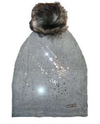 Women's beanie with rhinestones_multicolor