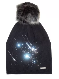 Women's beanie with rhinestones_multicolor 