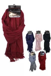 Cashmere scarf multicolored 1 pc