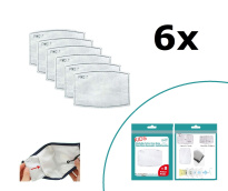 Replaceable filters for children 6 pcs