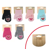 Kid's heart gloves 