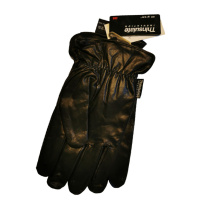 Men thinsulate leather gloves