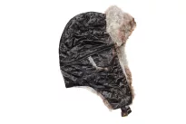 Fur hat with satin 100% Polyester