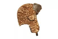 Fur hat with satin 100% Polyester