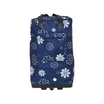 Alezar Trolley Blue/Flowers (2 wheels) 56*18*34 cm
