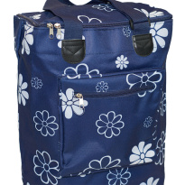 Alezar Trolley Blue/Flowers (2 wheels) 56*18*34 cm