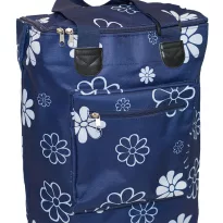 Alezar Trolley Blue/Flowers (2 wheels) 56*18*34 cm 