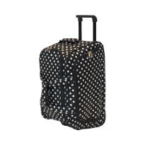 Alezar Carry-On Roller Travel Bag Black/Dots  (2 wheels) 30*30*51 cm