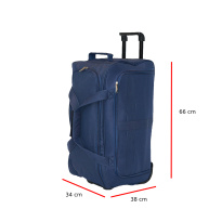 Travel Bag  Blue (2 wheels) 24