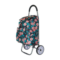Alezar Big Wheel Shopping Trolley Flowers 88*20*49 cm