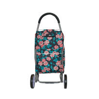 Alezar Big Wheel Shopping Trolley Flowers 88*20*49 cm