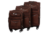 Alezar Falcon Travel Bag Set Brown (20