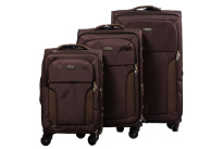 Alezar Carbonic Travel Bag Set Brown (20