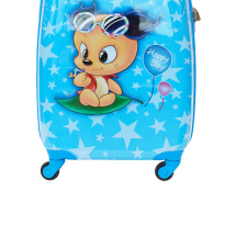 Alezar Kid's Travel Bag Blue (4 wheels) 18