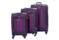 Alezar Pyramid Travel Bag Set Violet/Pink (20