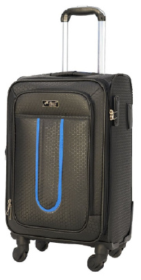 Alezar Pyramid Travel Bag Gray/Blue 28