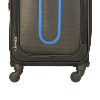 Alezar Pyramid Travel Bag Gray/Blue 24