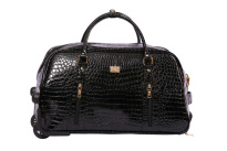 Alezar Carry-On Roller Bag Black (30*29*55 cm) 25