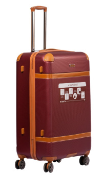 Alezar Lux Spirit Travel Bag Set Brown/Burgundy (20