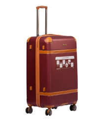 Alezar Lux Spirit Travel Bag Brown/Burgundy 24