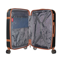 Alezar Suitcase Black/Brown 20