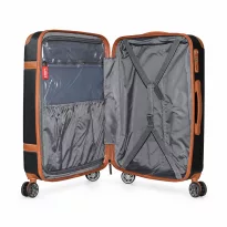 Alezar Suitcase Black/Brown 20
