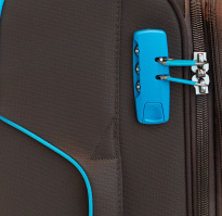 Alezar Neon Travel Bag Brown/Blue 28