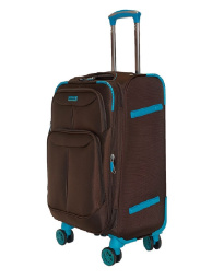 Alezar Neon Travel Bag Brown/Blue 24