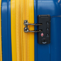 Alezar Cabin Size Travel Bag Blue/Yellow 20