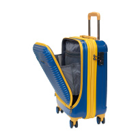 Alezar Cabin Size Travel Bag Blue/Yellow 20