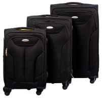 Alezar Presteige Travel Bag Set Black (20