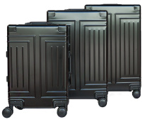 Alezar Lux Aluminium Travel Bag Black 20