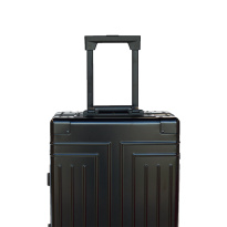 Alezar Lux Aluminium Travel Bag Black 24