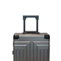 Alezar Lux Aluminium Travel Bag Gray 24