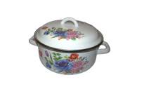 Enamel Pot White 20.5