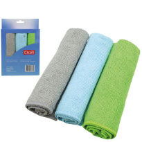 Microfiber cloths CLEAN 3 pcs 32x32cm
