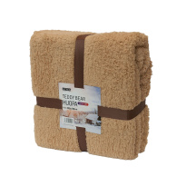 Teddy Beat Blanket 200 * 240 cm, brown