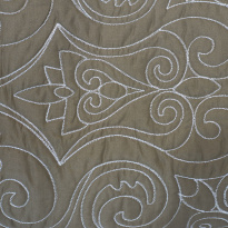 Atma blanket/pillow-set (dark brown)