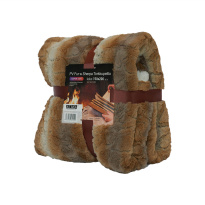 Sherpa Blanket 150 * 200 cm, brown