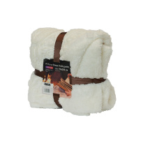 Sherpa Blanket 150 * 200 cm, white
