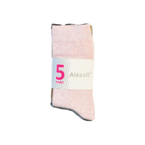 AlezaR Cotton Women Socks 5 pairs,size 36-38