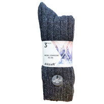 Alezar Men's socks 3 pcs, wool comfort - 43-46