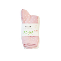 Girls' socks k.37-39 5pcs / pack
